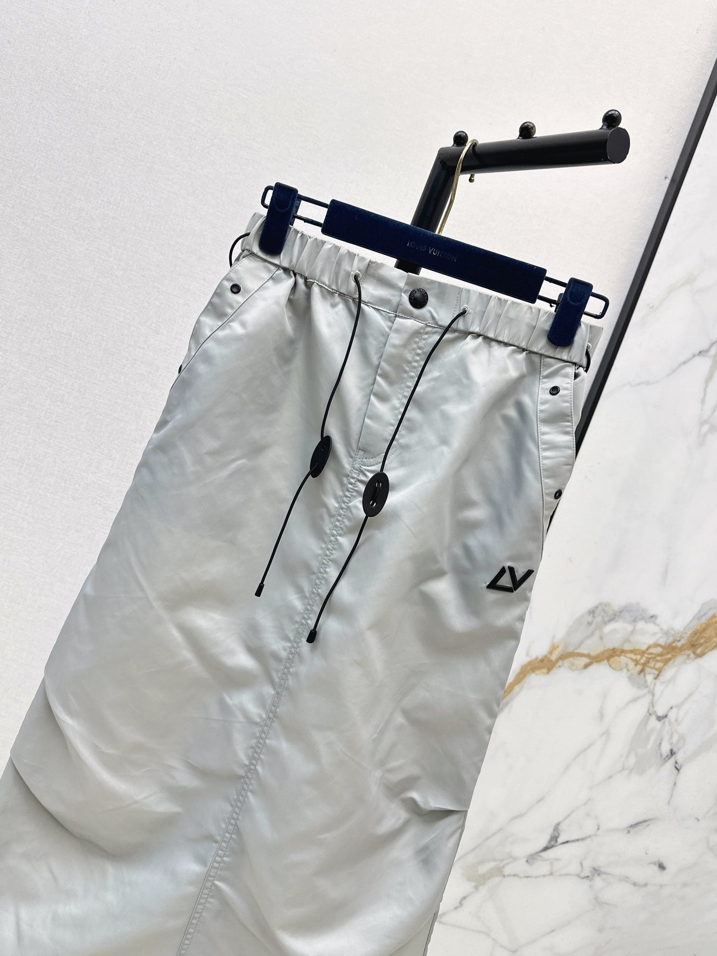 26ss Drawstring cargo skirt