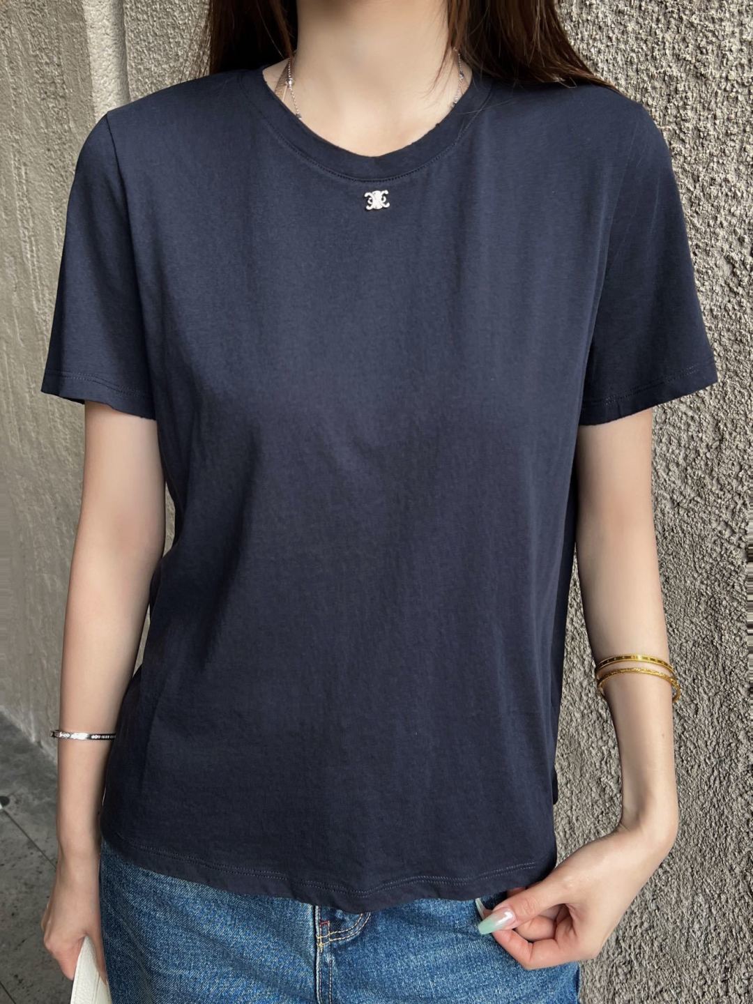 26ss Metal logo T-shirt