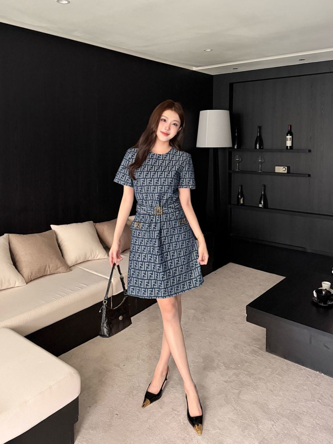 26ss Denim Dress