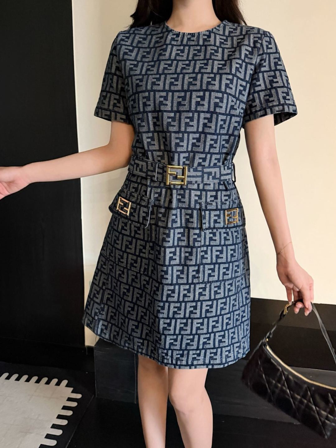 26ss Denim Dress