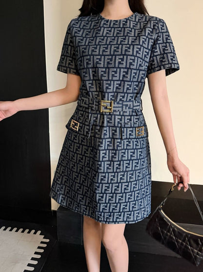 26ss Denim Dress