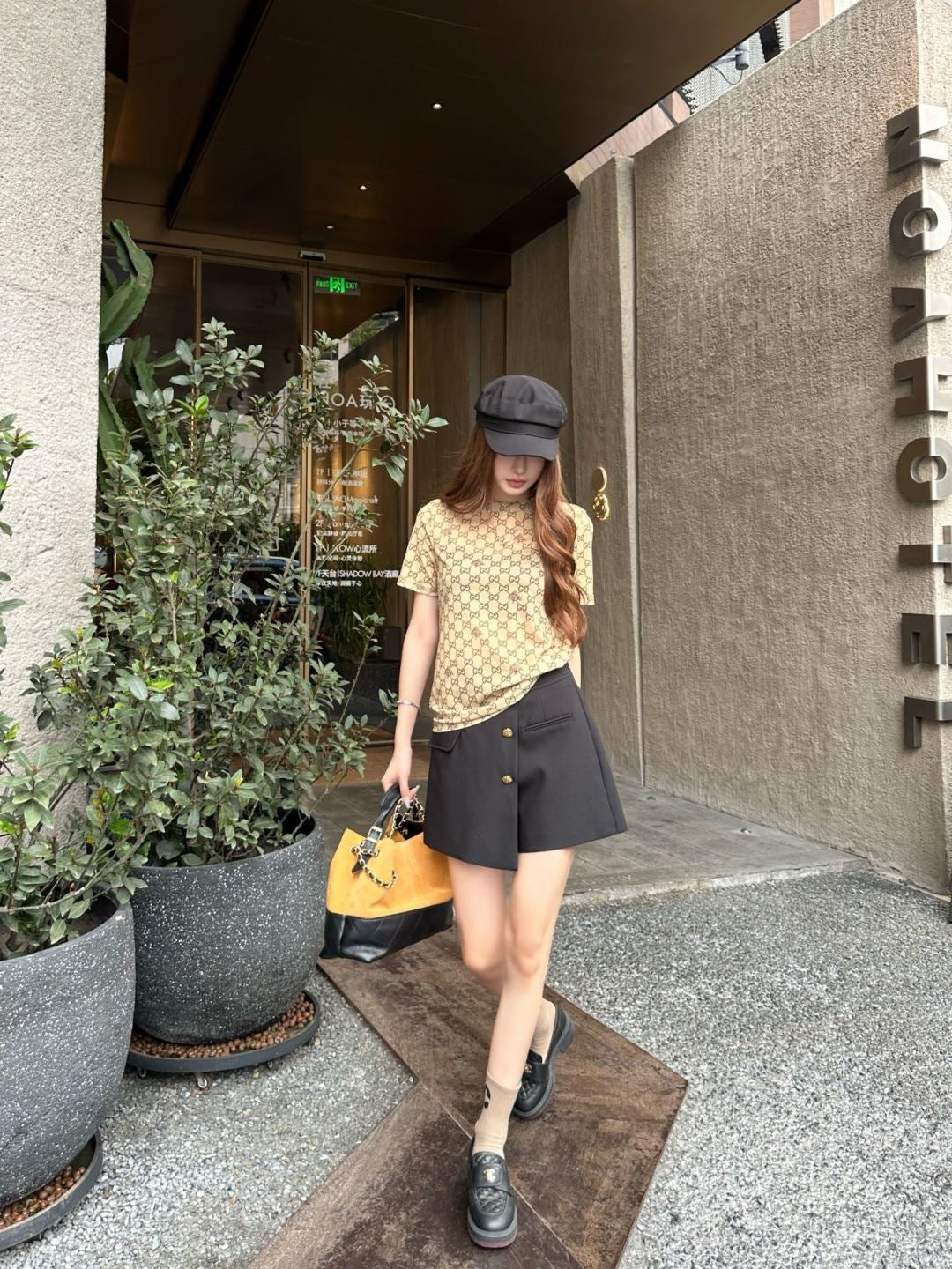 26ss Monogram mesh T-shirt