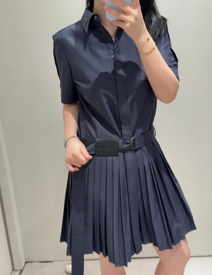 26ss Pleated Skirt Dress