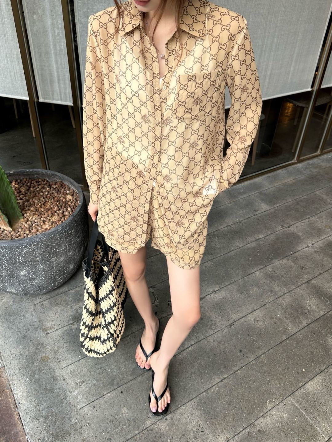 26ss G-patterned casual set