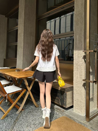26ss Letter Embroidery Shirt