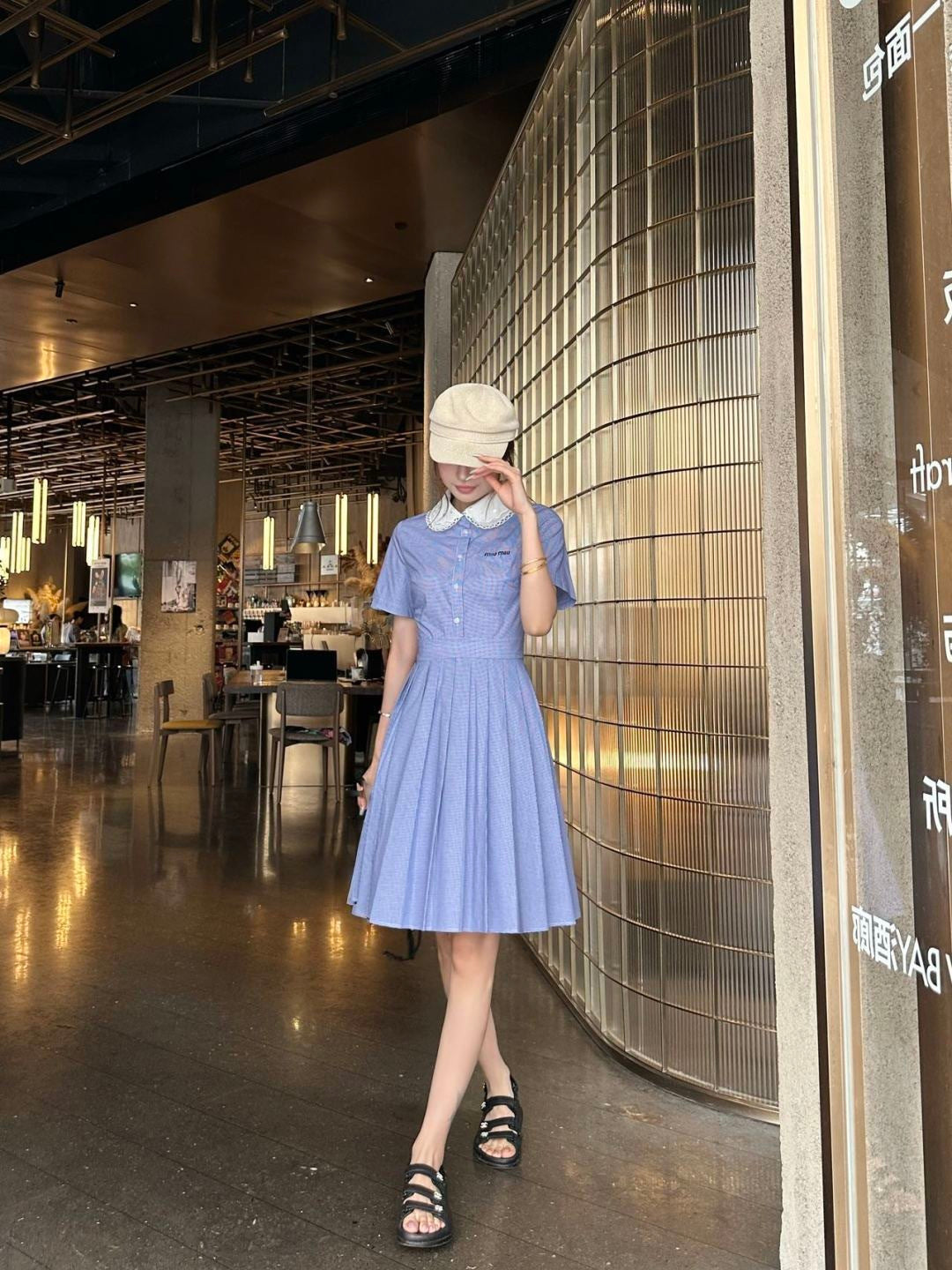 26ss Collared Dress