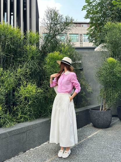 26ss Peter Pan Collar Shirt
