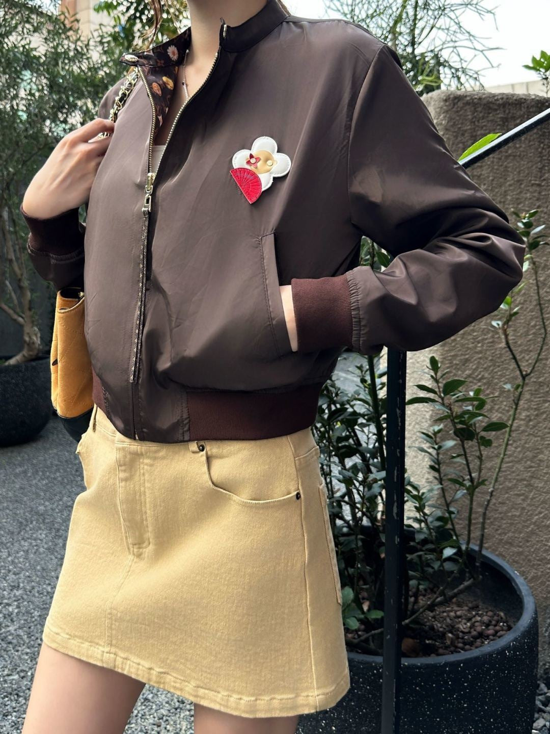 26ss Reversible Stand Collar Jacket