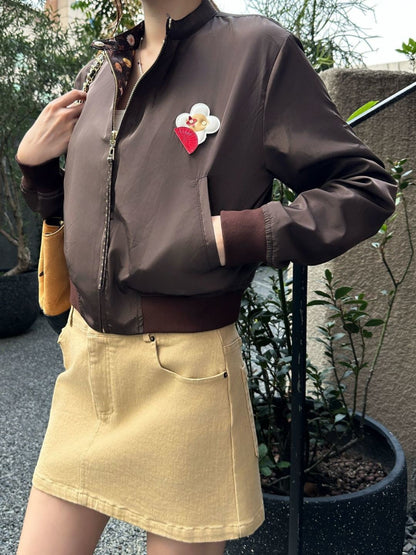 26ss Reversible Stand Collar Jacket