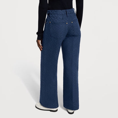 26ss Jacquard Straight Leg Pants