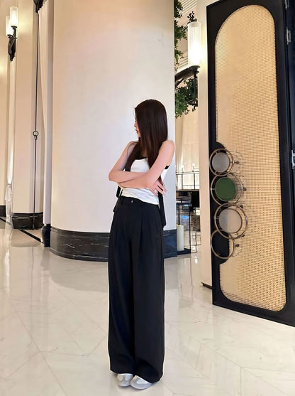 26ss Embroidered Straight-Leg Pants