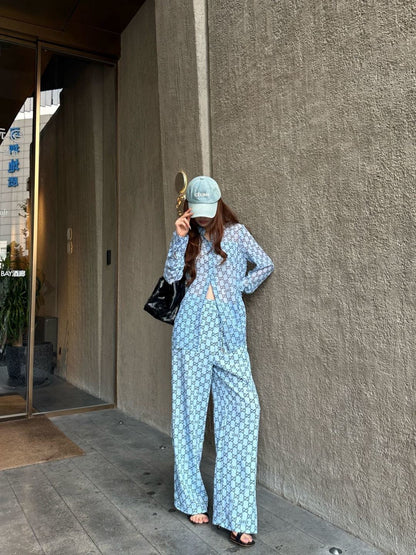 26ss Printed pants