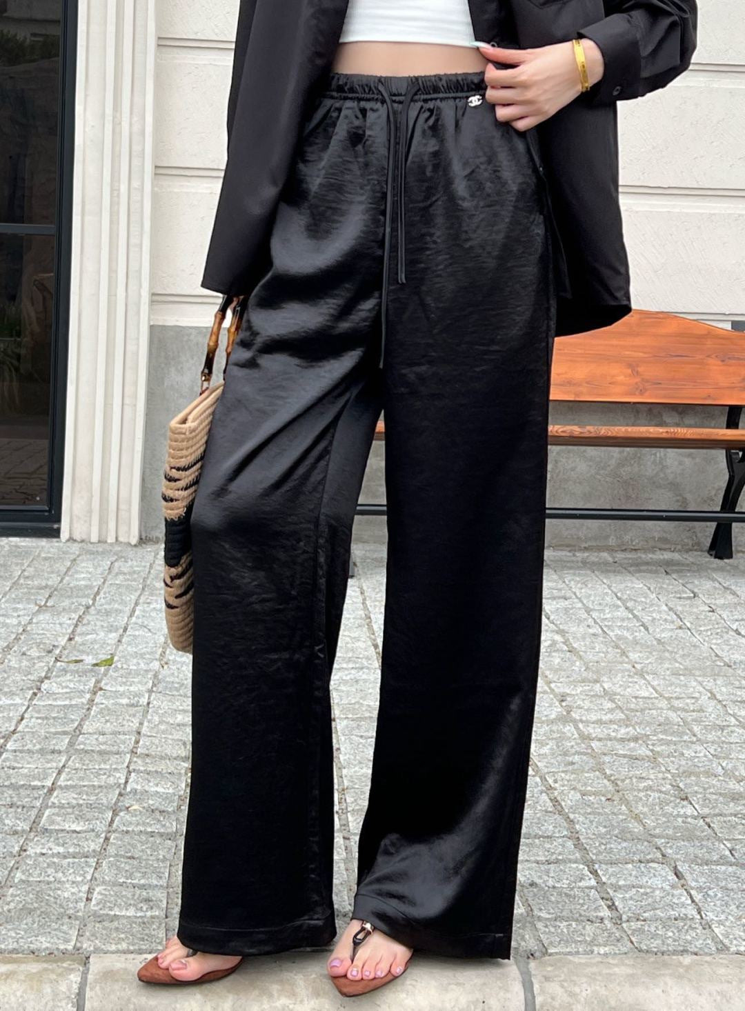 26ss Hardware Decoration Straight-Leg Pants