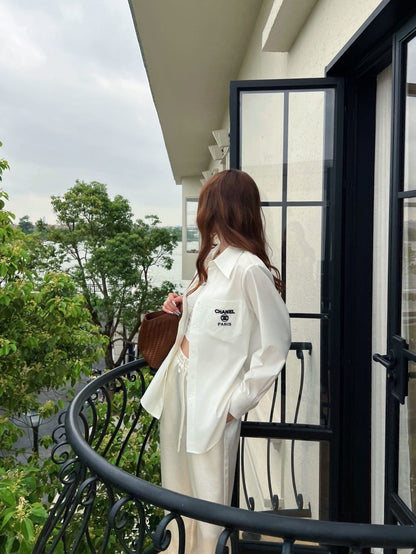 26ss Hardware Decoration Straight-Leg Pants