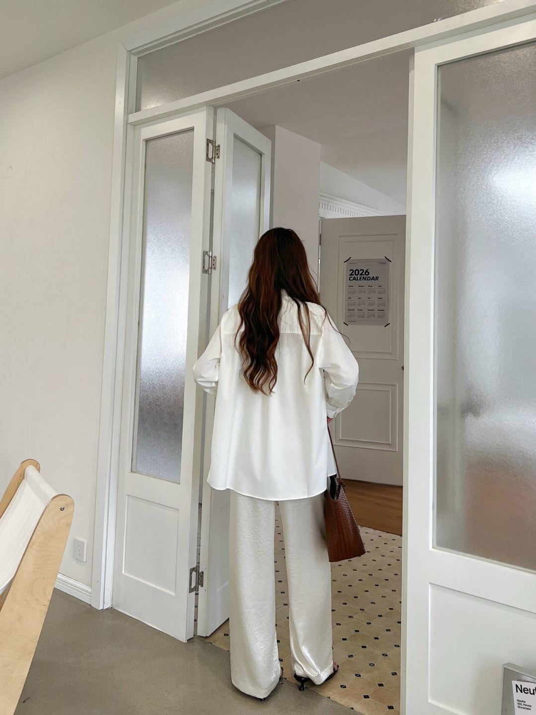 26ss Hardware Decoration Straight-Leg Pants