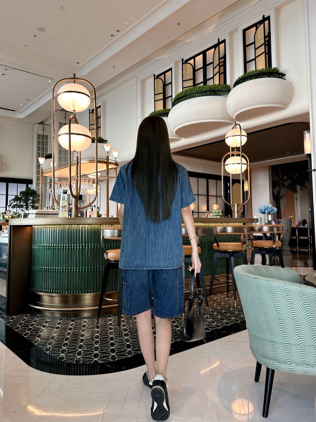 26ss Denim Short-Sleeve Shirt