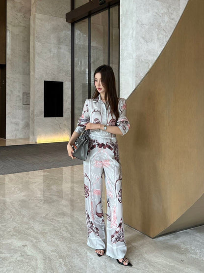 26ss Printed Shirt/Long Pants
