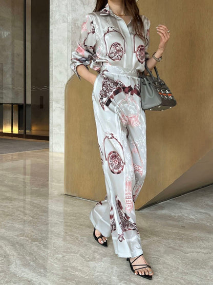 26ss Printed Shirt/Long Pants