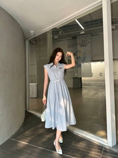 26ss Collared Long Dress