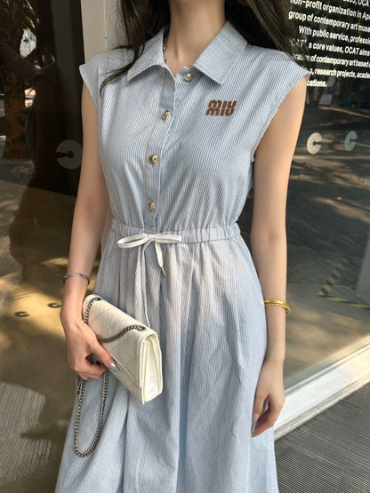 26ss Collared Long Dress