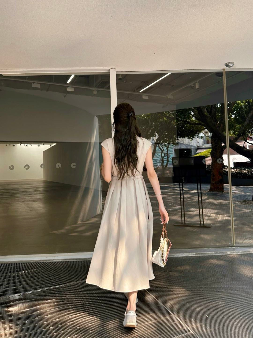 26ss Collared Long Dress