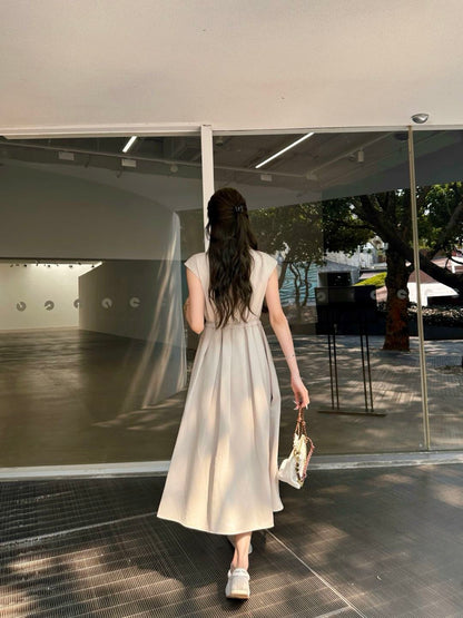 26ss Collared Long Dress