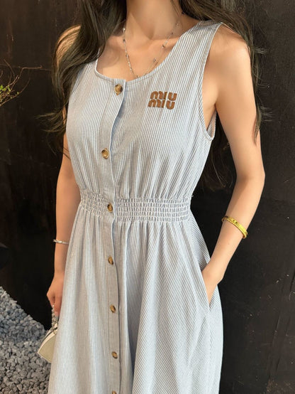 26ss Sleeveless Long Dress