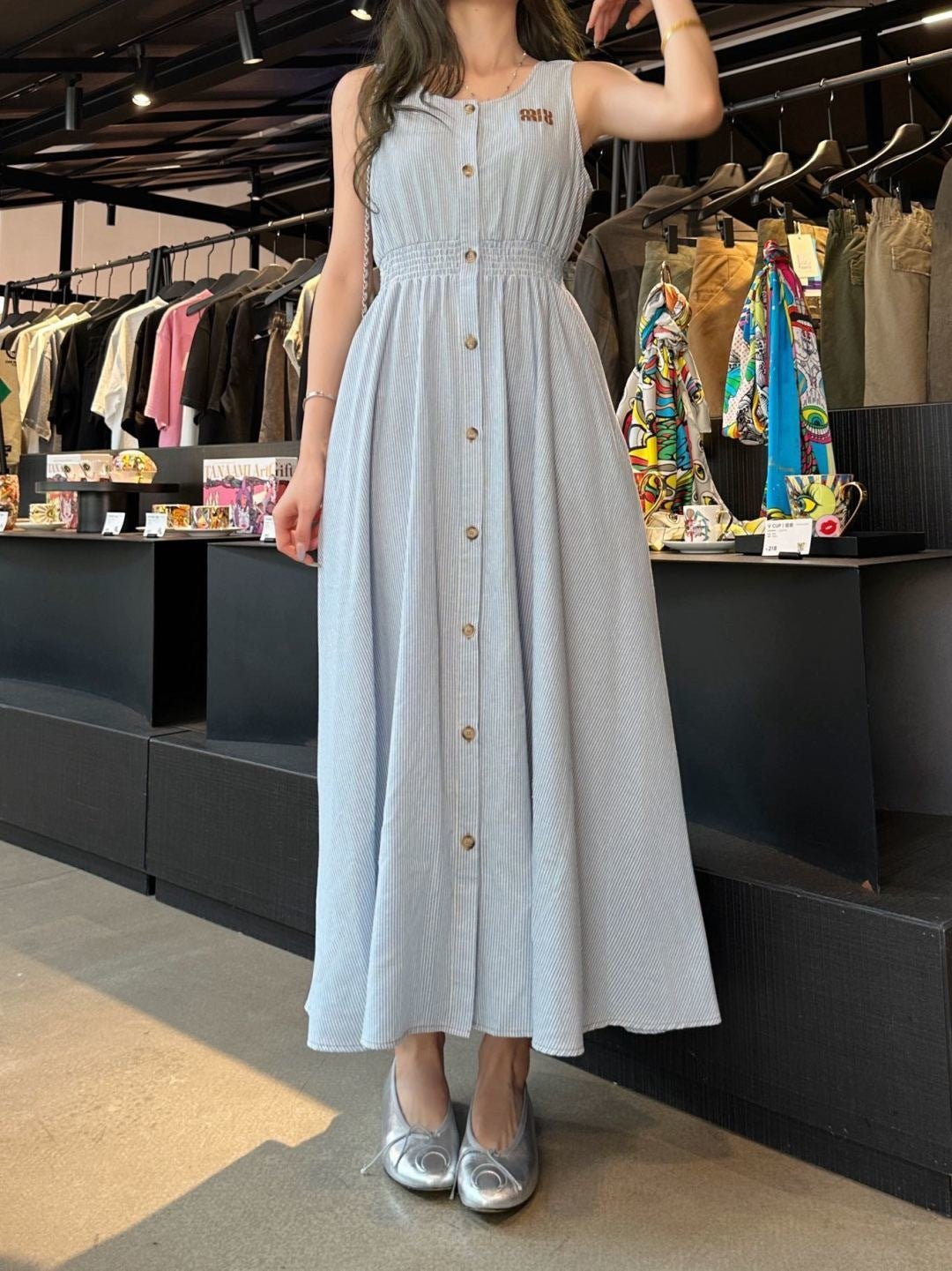 26ss Sleeveless Long Dress