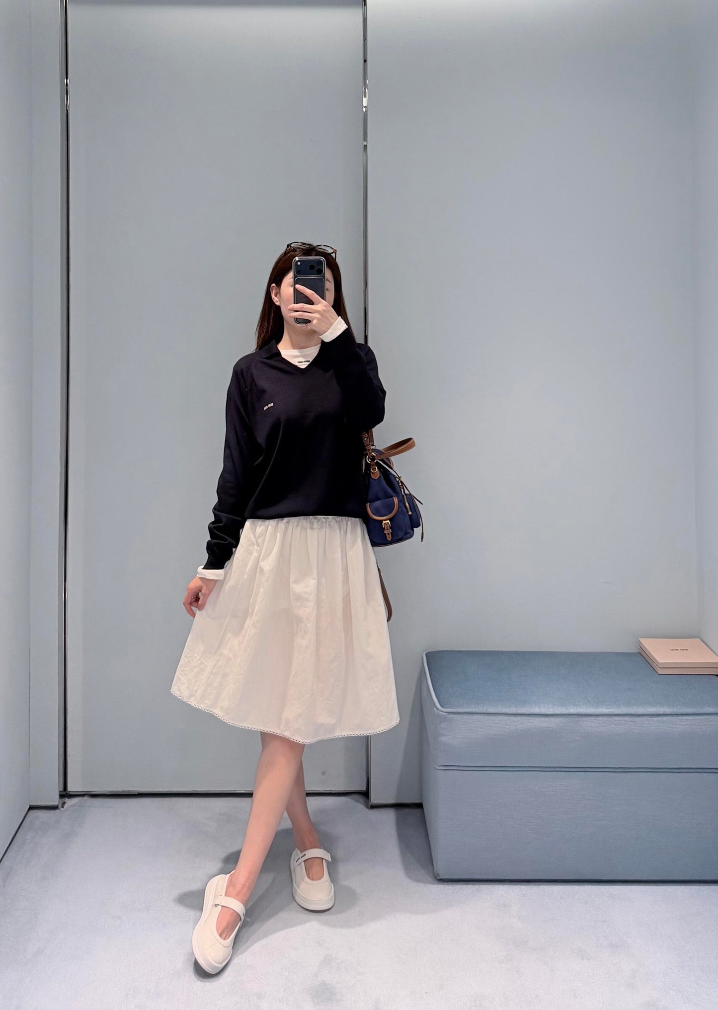 26ss V-neck Long Sleeve Knit Sweater