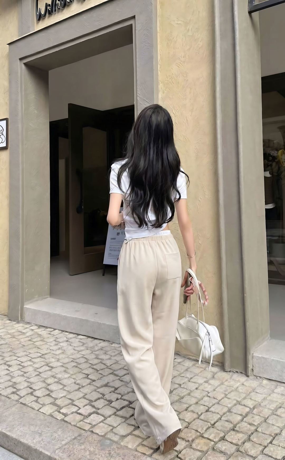 26ss Double-waisted wide-leg cargo pants