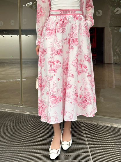 26ss Jungle print dress