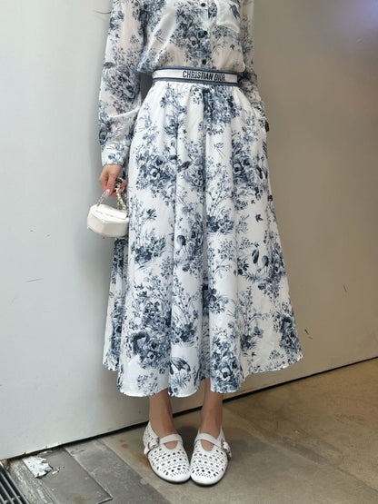 26ss Jungle print dress