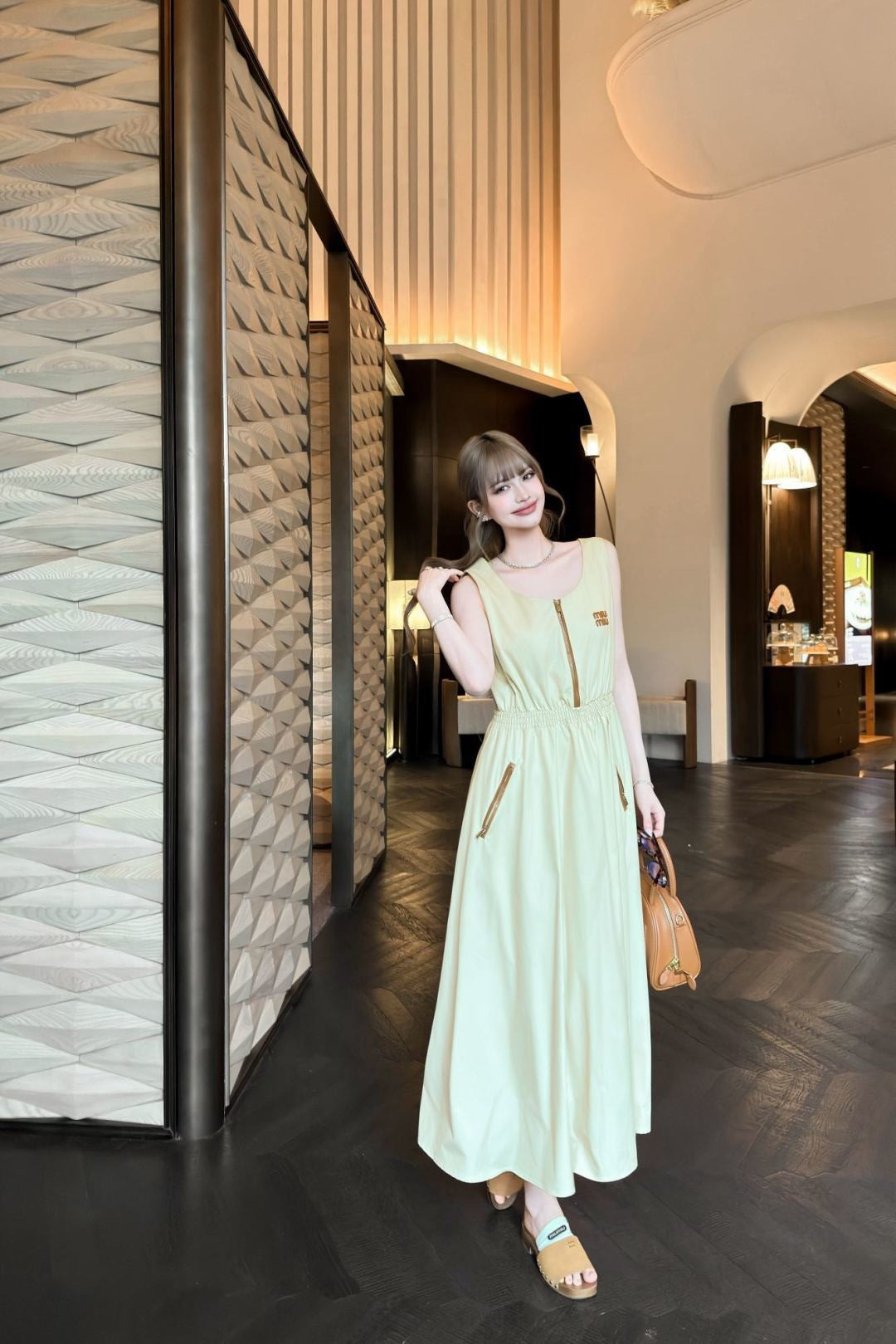 26ss Long Sleeveless Dress