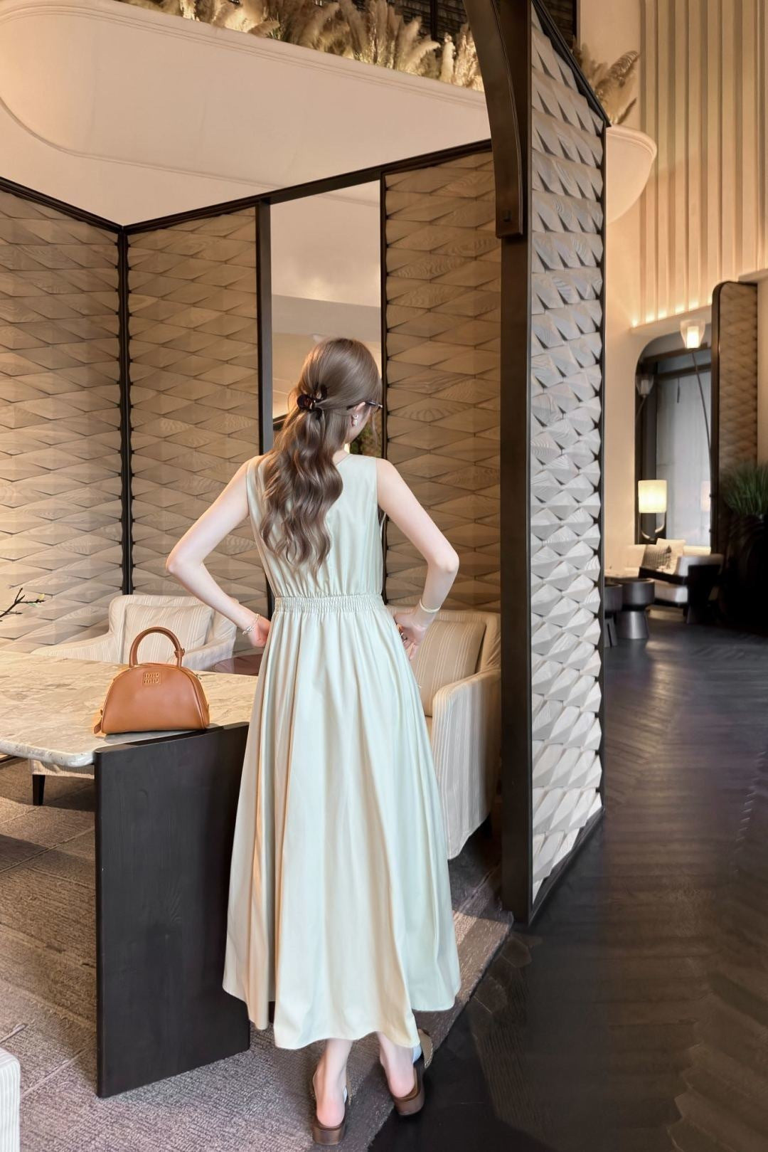 26ss Long Sleeveless Dress