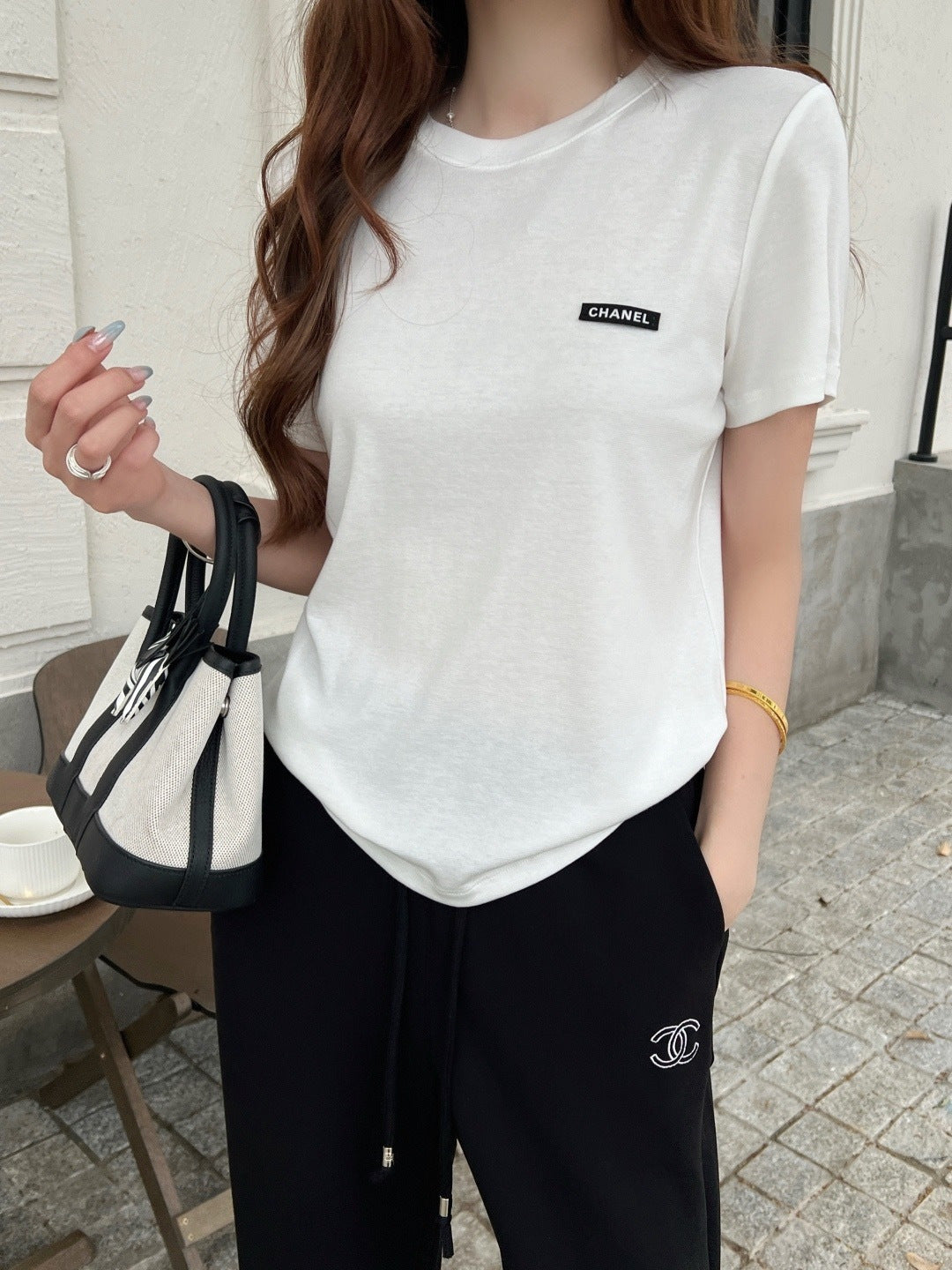26ss Double C Metal Logo T-Shirt