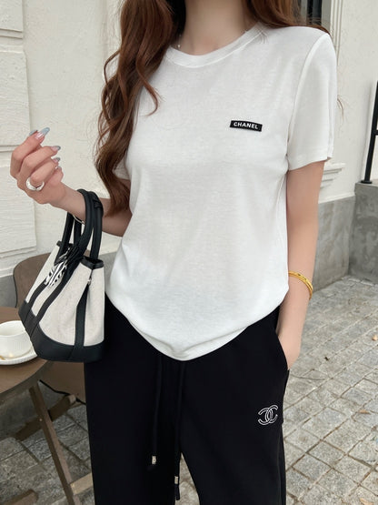 26ss Double C Metal Logo T-Shirt