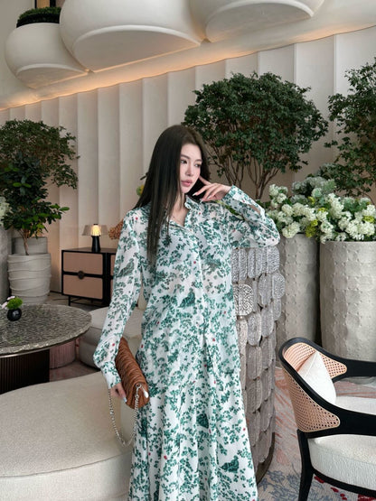 26ss Floral-Print Shirt