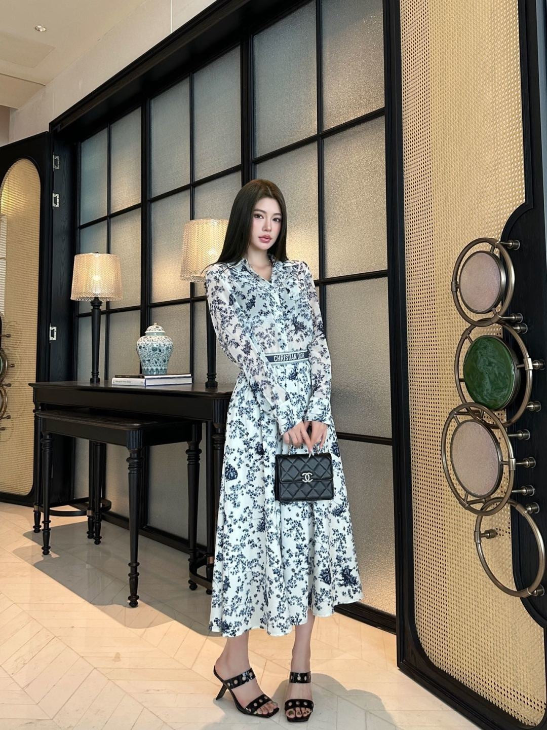 26ss Floral-Print Shirt
