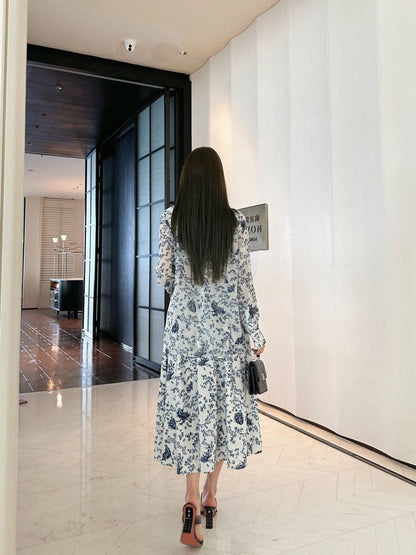 26ss Floral-Print Shirt