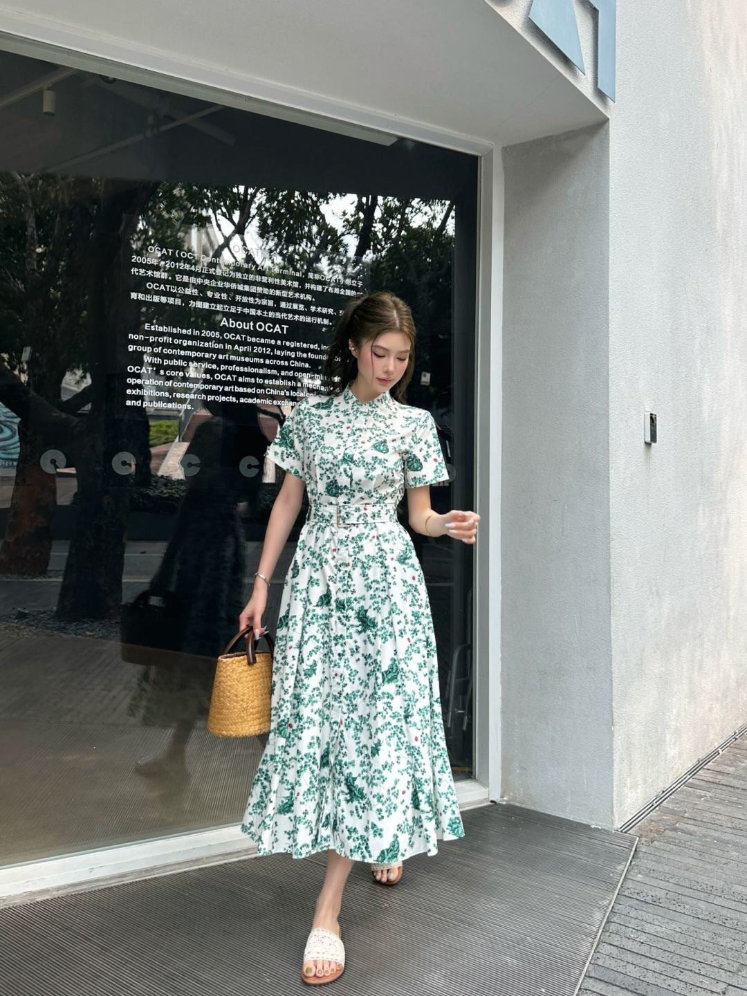 26ss Floral-Print Dress