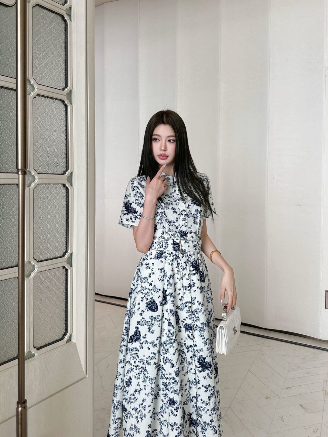 26ss Floral-Print Dress