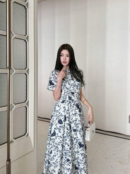 26ss Floral-Print Dress
