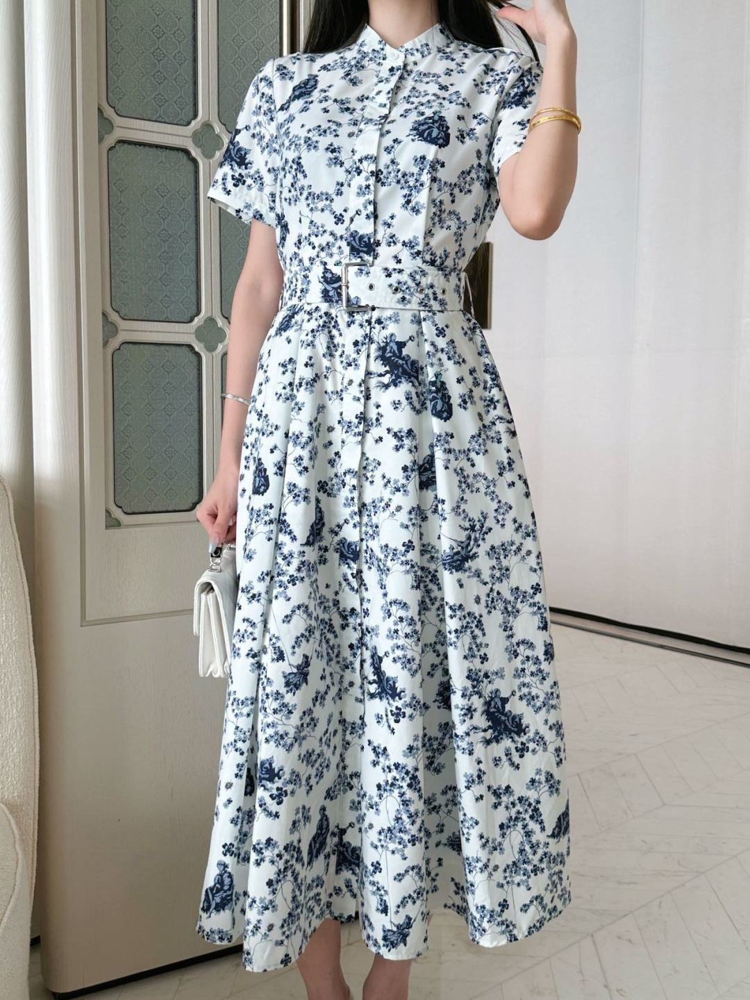 26ss Floral-Print Dress