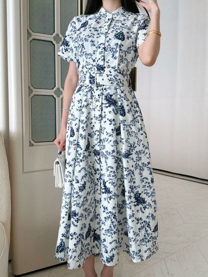 26ss Floral-Print Dress