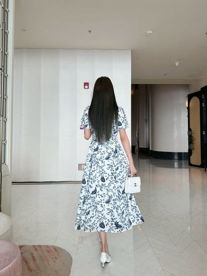 26ss Floral-Print Dress