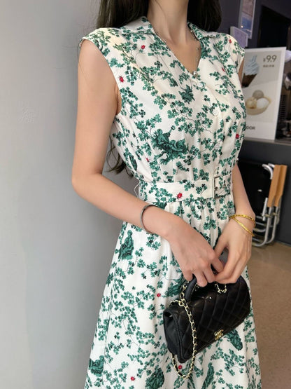 26ss Floral print dress