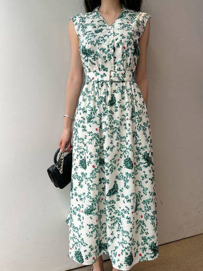 26ss Floral print dress
