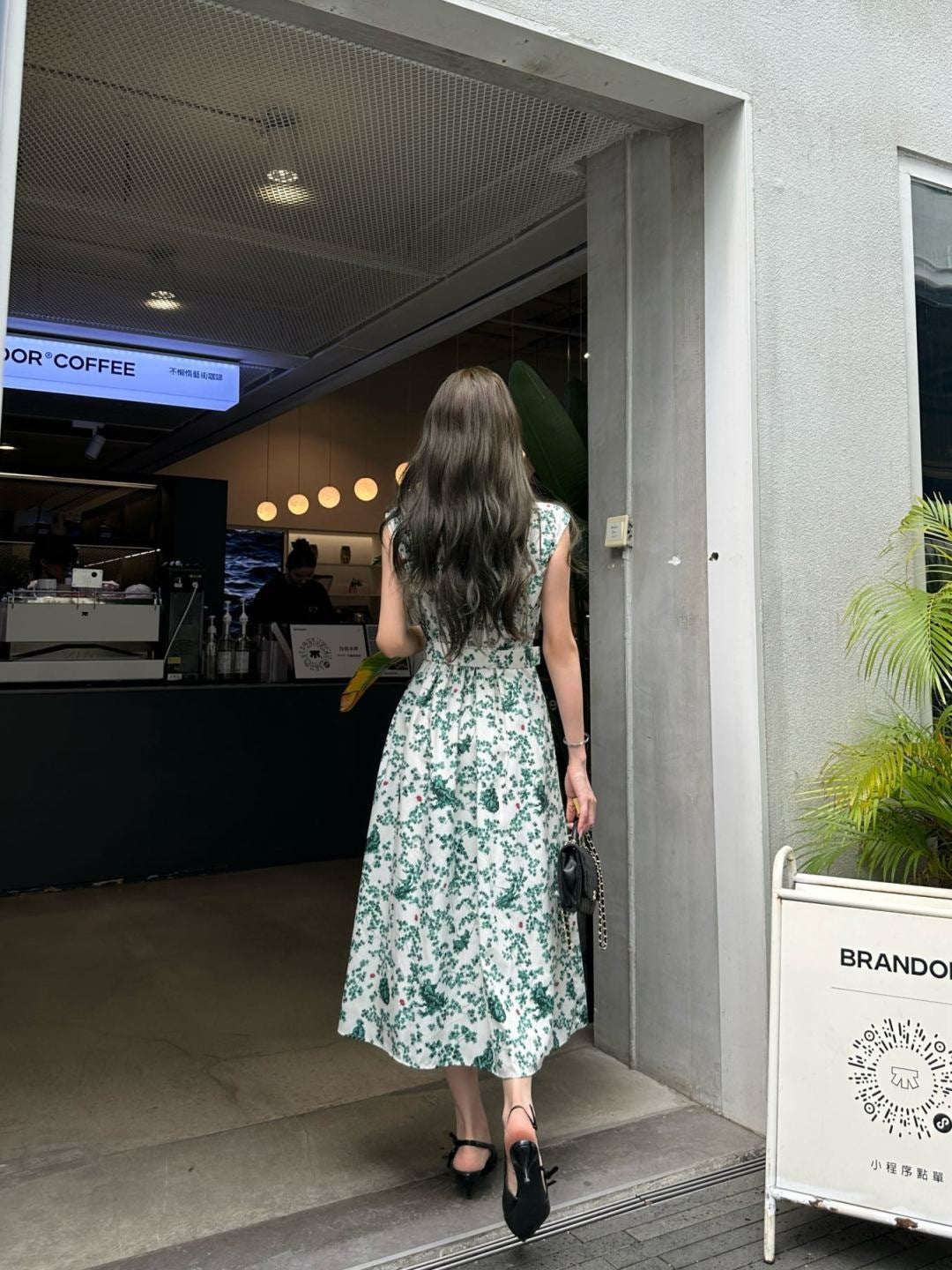 26ss Floral print dress