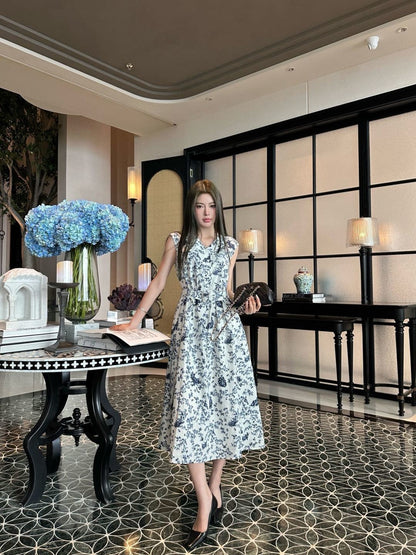 26ss Floral print dress