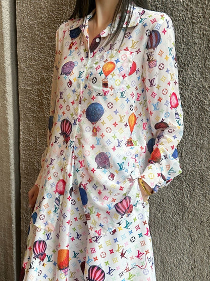 26ss ULogo pattern shirt
